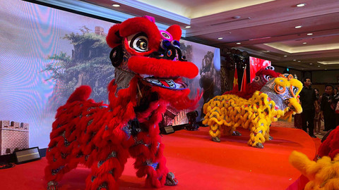 Perayaan tahun baru Imlek 2025 di Hotel Shangri-La, Jakarta Pusat, Kamis (23/1). Foto: Tiara Hasna/kumparan