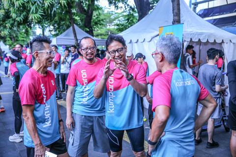 Menkes Budi Gunadi Sadikin di event Fun Run spesial ulang tahun kumparan ke-8, Minggu (19/1/2024). Foto: kumparan