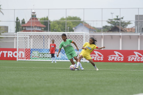 Gelaran MilkLife Soccer Challenge All-Stars 2025 yang digelar di Supersoccer Arena, Kudus, besutan Djarum Foundation dan MilkLife.  Foto: Dok.  MilkLife Soccer Challenge