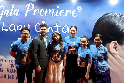 Gala Premiere Film Lagu Cinta Untuk Mama, XXI Plaza Senayan, Jumat (24/1/2025). Foto: Giovanni/kumparan