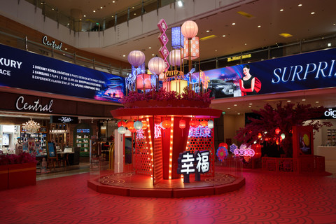 Grand Indonesia hadirkan dekorasi khas Kota Shanghai. Foto: Grand Indonesia