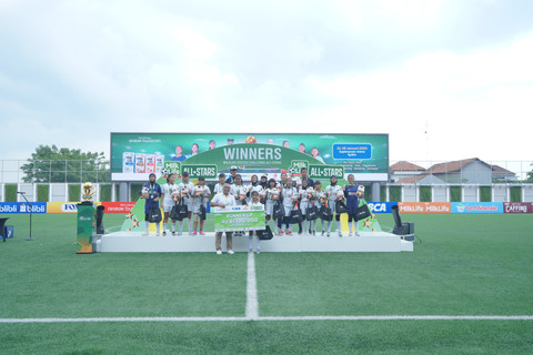 Solo runner-up MilkLife Soccer Challenge All-Stars di Supersoccer Arena, Kudus, Jawa Tengah, Minggu (26/1). Foto: Dok. MilkLife Soccer Challenge
