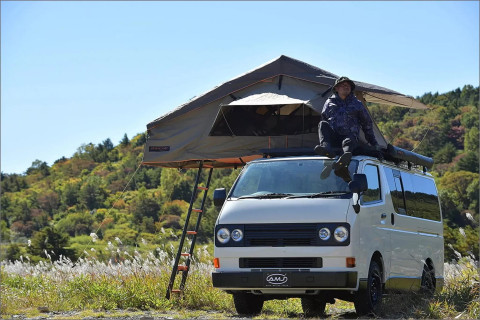 Modifikasi Toyota HiAce jadi VW T3. Foto: AMJ 