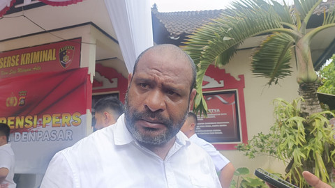 Kasatreskrim Polresta Denpasar, Kompol Laorens Rajamangapul Heselo, di Polsek Densel. Foto: Denita BR Matondang/kumparan