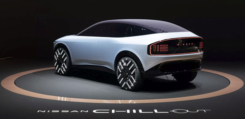 Mobil konsep Chill-Out Nissan 2021 yang diduga mirip dengan calon mobil listrik Nissan Foto: Dok. Carscoops