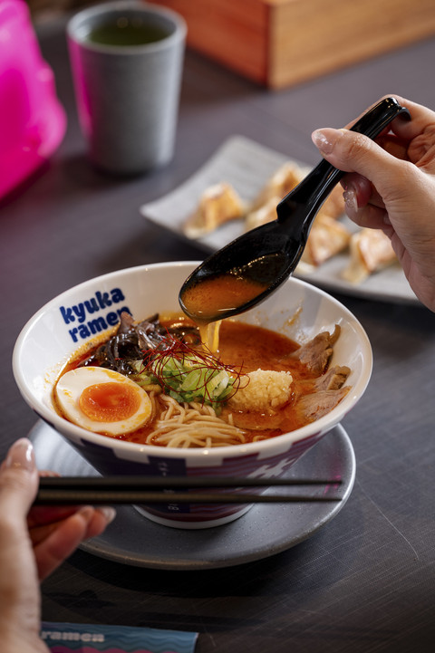 Salah satu menu di Kyuka Ramen Blok M.  Foto: Dok. Kyuka Ramen