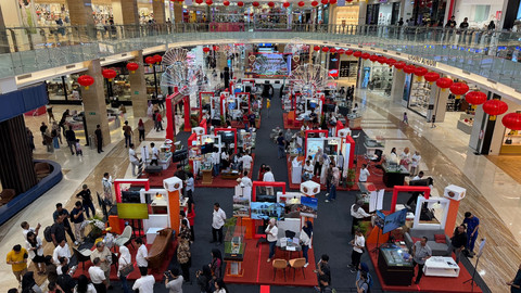Pameran Amazing REI Property Expo 2025 di Grand Atrium Pakuwon Mall Yogyakarta. Selasa (28/1). Foto: Arif UT/Pandangan Jogja