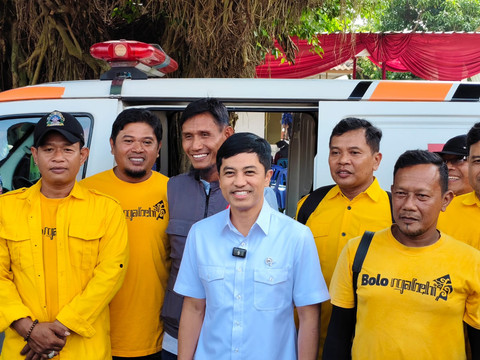 Wakil Menteri Kesehatan RI, Dante Saksono Harbuwono, di Kelurahan Tamanmartani, Kapanewon Kalasan, Kabupaten Sleman, Jumat (31/1). Foto: Arfiansyah Panji Purnandaru/kumparan