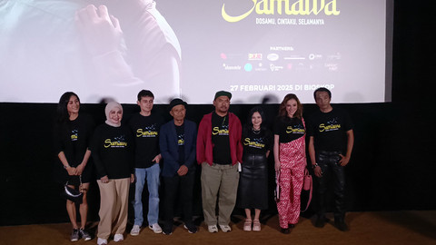 Alexzander Wlan dalam konferensi pers film Samawa. Foto: Dok. Istimewa