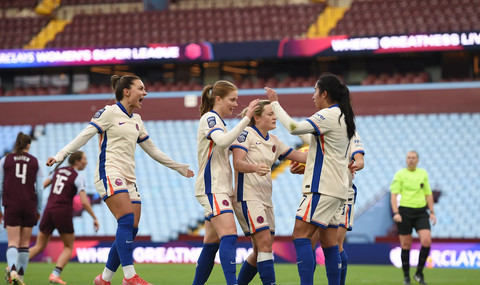 Chelsea menang 0-1 atas Aston Villa di pekan ke-13 Liga Inggris Wanita (WSL), Minggu (2/2). Foto: Dok. Chelsea