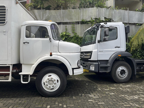 Truk Mercedes-Benz L911 alias Mercy Bagong milik DCVI. Foto: Fitra Andrianto/kumparan