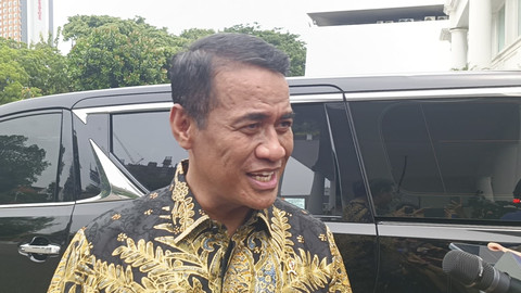 Menteri Pertanian Andi Amran Sulaiman mendatangi Istana Negara, Jakarta Pusat, Selasa (4/2/2025). Foto: Zamachsyari/kumparan