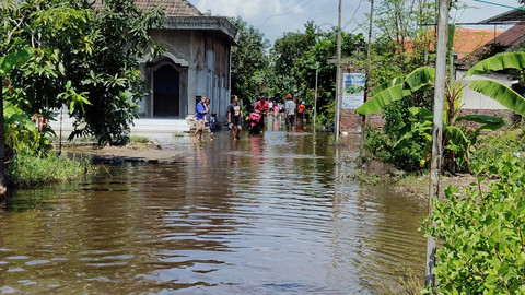 Banjir di Kelurahan Kudu, Kecamatan Genuk, Semarang. Foto: Dok. Istimewa