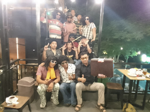 Geliat musik dangdut jadul Om Lorenza di Solo. Foto: Dok. Istimewa