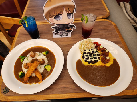 Monster Curry hadirkan menu kolaborasi dengan Attack on Titan. Foto: Ela Nurlaela/kumparan