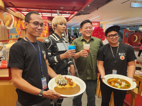 Monster Curry hadirkan menu kolaborasi dengan Attack on Titan. Foto: Ela Nurlaela/kumparan