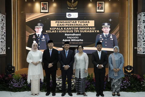 Agus Winarto Resmi Nahkodai Kantor Imigrasi Surabaya, Ramdhani ke Sulut