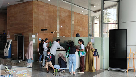 Suasana Perpustakaan Nasional (Perpusnas), Jakarta Pusat, Sabtu (8/2). Foto: Jonathan Devin/kumparan