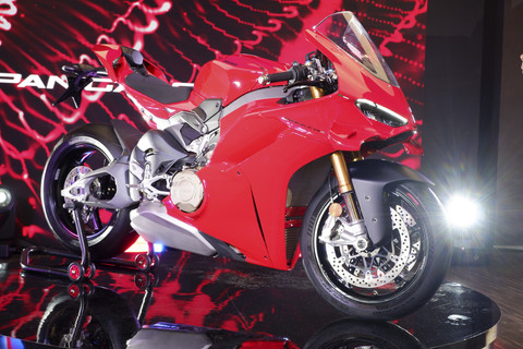 Motor baru Ducati Panigale V4 S resmi meluncur di Indonesia. Foto: Sena Pratama/kumparan