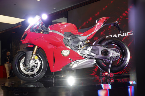 Motor baru Ducati Panigale V4 S resmi meluncur di Indonesia. Foto: Sena Pratama/kumparan