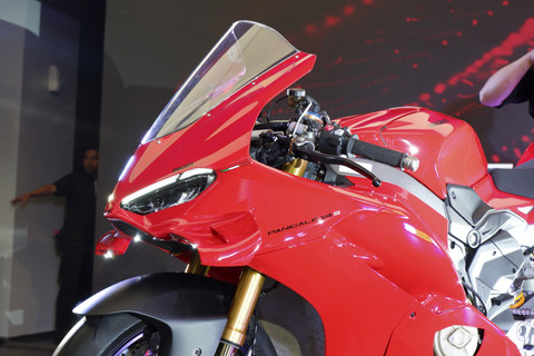 Motor baru Ducati Panigale V4 S resmi meluncur di Indonesia. Foto: Sena Pratama/kumparan