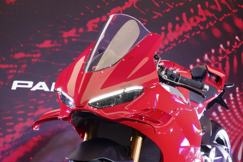 Motor baru Ducati Panigale V4 S resmi meluncur di Indonesia. Foto: Sena Pratama/kumparan