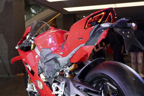 Motor baru Ducati Panigale V4 S resmi meluncur di Indonesia. Foto: Sena Pratama/kumparan