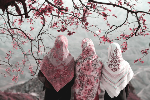 Ilustrasi Rekomendasi Kebaya Lebaran 2025. Sumber: Unsplash/Hasan Almasi