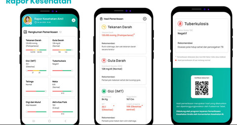 Rapor Kesehatan Foto: Dok. Istimewa
