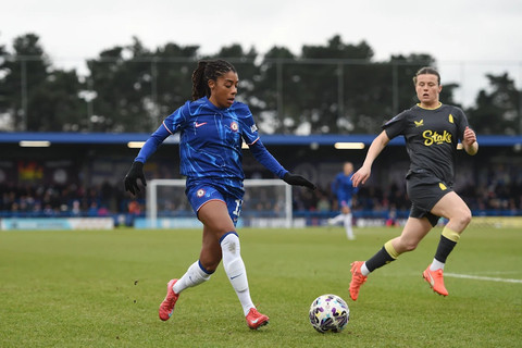 Pertandingan Chelsea melawan Everton pada pertandingan Piala FA Wanita. Foto: Chelsea