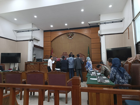 Sidang lanjutan gugatan praperadilan Sekjen PDIP Hasto Kristiyanto melawan KPK, di Pengadilan Negeri Jakarta Selatan, Selasa (11/2/2025). Foto: Fadhil Pramudya/kumparan