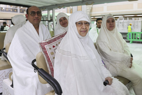 Megawati Umrah bareng anak-anaknya. Foto: Dok. Istimewa