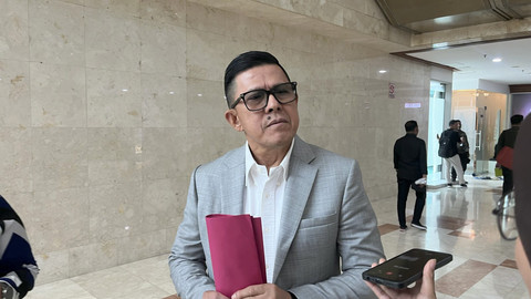 Anggota Komisi III DPR RI Soedeson Tandra di Kompleks Parlemen, Senayan, Rabu (12/2/2025). Foto: Haya Syahira/kumparan