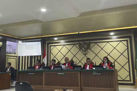 Sidang putusan banding terdakwa Helena Lim terkait kasus dugaan korupsi timah, di Pengadilan Tinggi Jakarta, Kamis (13/2/2025). Foto: Fadhil Pramudya/kumparan