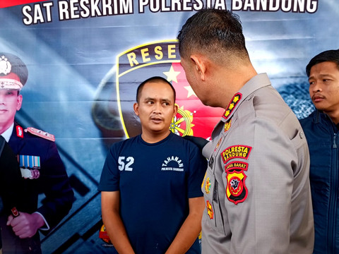 Beben pelaku pencabulan di Kabupaten Bandung. Foto: Robby Bouceu/kumparan