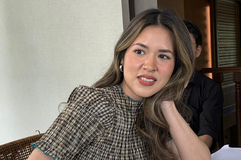 Penyanyi Raisa ditemui di acara makan siang bareng di Senayan, Jakarta, Kamis (13/2/2025).    Foto: Vincentius Mario/kumparan