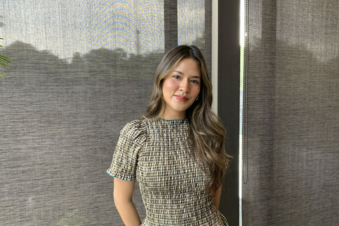 Penyanyi Raisa ditemui di acara makan siang bareng di Senayan, Jakarta, Kamis (13/2/2025).  Foto: Vincentius Mario/kumparan