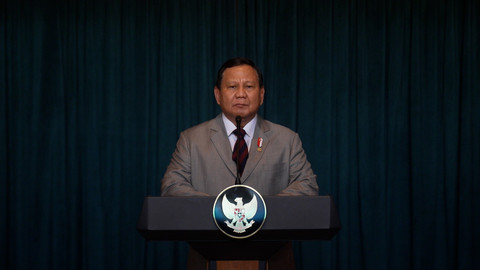 Presiden Prabowo Subianto dalam acara World Government Summit 2025 yang dilakukan secara daring, Kamis (13/2/2025). Foto: Tim Media Prabowo Subianto
