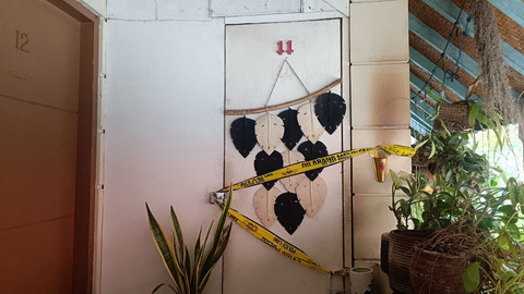 Lokasi kos tempat penyiksaan pria bernama Pande hingga tewas gara-gara menipu Rp 5,4 miliar. Foto: Denita BR Matondang/kumparan