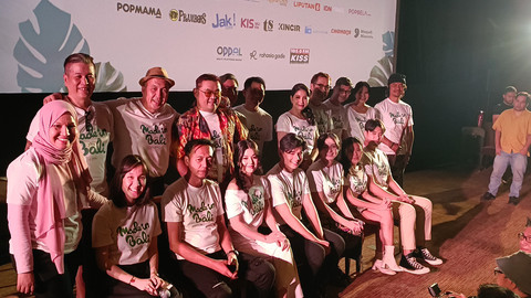 Konferensi Pers Film Made In Bali, XXI Epicentrum Jakarta Selatan, Jumat (14/2).  Foto: Giovanni/kumparan