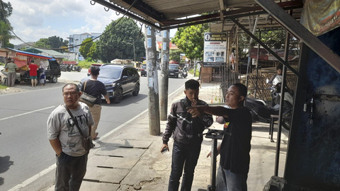  Lokasi ibu yang tewas terjatuh usai diduga hendak dijambret di Tangerang Selatan. Foto: Istimewa