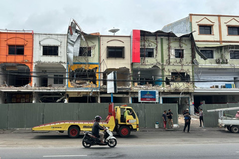 Kondisi rumah ber-SHM di Jalan AP. Pettarani Makassar setelah penggusuran, Jumat (14/2/2025). Foto: kumparan