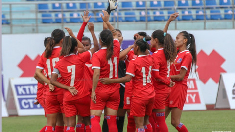 Timnas Wanita Nepal. Foto: Nepal Football Federation
