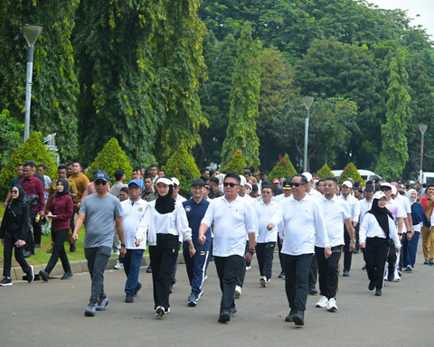 Gladi kotor pelantikan kepala daerah se-Indonesia di kawasan Monumen Nasional (Monas), Jakarta | Foto : Ist