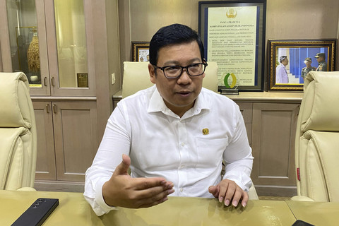 Kepala Badan Pangan Nasional (Bapanas) Arief Prasetyo Adi di kantornya, Jakarta, Rabu (19/2/2025). Foto: Muhammad Fhandra Hardiyon/kumparan