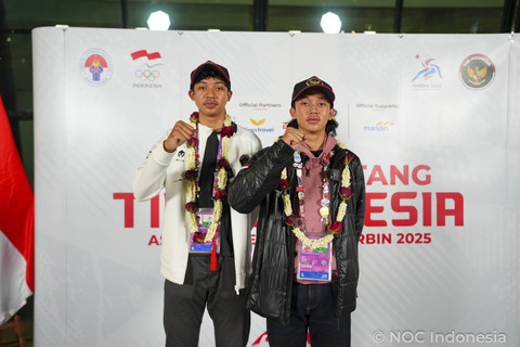 Bank Mandiri bersama Tim Indonesia, akselerasi Prestasi di Asian Winter Games 2025. Foto: Dok. Bank Mandiri