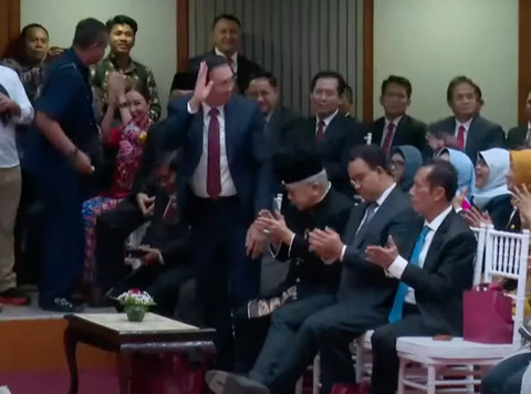 Ahok di acara Sertijab Gubernur-Wakil Gubernur Jakarta, Kamis (20/2/2024). Dok: YouTube Pemprov DKI Jakarta
