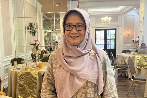 Dokter spesialis anak sekaligus Anggota subspesialis Infeksi dan Penyakit Tropis Ikatan Dokter Anak Indonesia (PP IDAI), dr. Mulya Rahma Karyanti, Sp.A(K), IBCLC, konferensi pers Pentingnya Vaksinasi Influenza dan Tdap untuk Ibu Hamil. Foto: Eka Nurjanah/kumparan