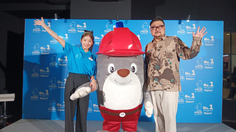 Eks member JKT48, Haruka Nakagawa, terlihat senang bermain di salah satu playground di MOI, Kelapa Gading, Jakarta Utara, belum lama ini.  Foto: Vincentius Mario/kumparan