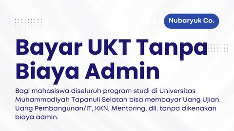 Poster yang digunakan dua mahasiswa di Padangsidimpuan untuk tipu seratusan temannya dengan modus bayar UKT tanpa ribet.  Foto: Istimewa